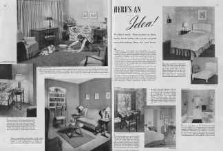 Better Homes & Gardens September 1938 Magazine Article: HERE'S AN Idea!