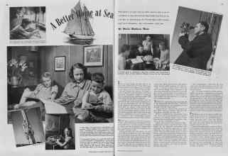 Better Homes & Gardens September 1938 Magazine Article: A Better Home at Sea