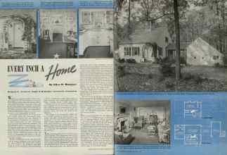 Better Homes & Gardens September 1938 Magazine Article: EVERY INCH A Home