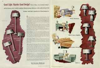 Better Homes & Gardens September 1938 Magazine Article: Good Light Marries Good Design!