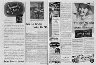 Better Homes & Gardens September 1938 Magazine Article: Keep Your Furniture Looking Like NEW