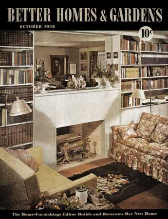 Better Homes & Gardens October 1938 Magazine Cover