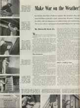 Better Homes & Gardens October 1938 Magazine Article: Make War on the Weather!