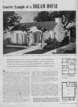 Better Homes & Gardens October 1938 Magazine Article: Concrete Example of a DREAM HOUSE
