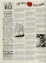 Better Homes & Gardens October 1938 Magazine Article: THE MAN NEXT DOOR