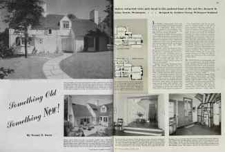Better Homes & Gardens October 1938 Magazine Article: Something Old Something New!