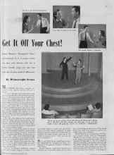 Better Homes & Gardens November 1938 Magazine Article: Get It Off Your Chest!