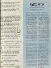 Better Homes & Gardens November 1938 Magazine Article: WALTZ NOTES
