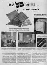 Better Homes & Gardens November 1938 Magazine Article: 1938 MODERN