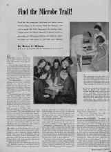 Better Homes & Gardens November 1938 Magazine Article: Find the Microbe Trail!