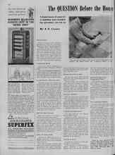 Better Homes & Gardens November 1938 Magazine Article: The QUESTION Before the House