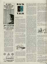 Better Homes & Gardens November 1938 Magazine Article: BACK TALK