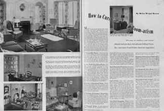 Better Homes & Gardens November 1938 Magazine Article: How to Cure Room-atism