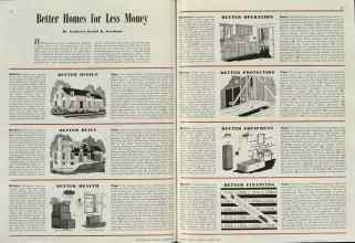 Better Homes & Gardens November 1938 Magazine Article: Better Homes for Less Money