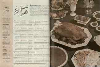 Better Homes & Gardens November 1938 Magazine Article: So good meals
