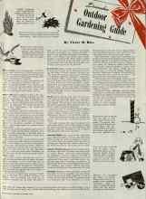 Better Homes & Gardens December 1938 Magazine Article: Outdoor Gardening Guide