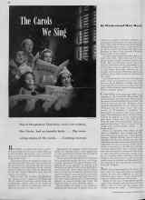 Better Homes & Gardens December 1938 Magazine Article: The Carols We Sing