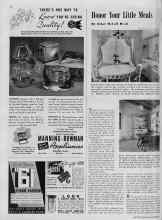 Better Homes & Gardens December 1938 Magazine Article: Honor Your Little Meals
