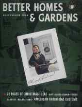 Better Homes & Gardens December 1938 Magazine Cover