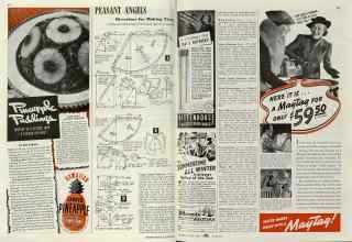 Better Homes & Gardens December 1938 Magazine Article: PEASANT ANGELS