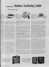 Better Homes & Gardens February 1939 Magazine Article: FEBRUARY Outdoor Gardening Guide