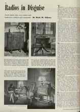 Better Homes & Gardens February 1939 Magazine Article: Radios in Disguise