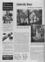 Better Homes & Gardens February 1939 Magazine Article: Cinderella House
