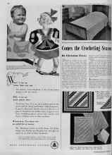 Better Homes & Gardens February 1939 Magazine Article: Comes the Crocheting Season