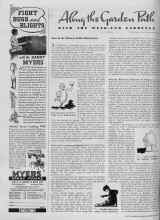 Better Homes & Gardens February 1939 Magazine Article: Along with the Garden Path WITH THE WEEK-END GARDENER