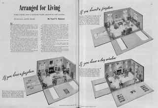 Better Homes & Gardens February 1939 Magazine Article: Arranged for Living