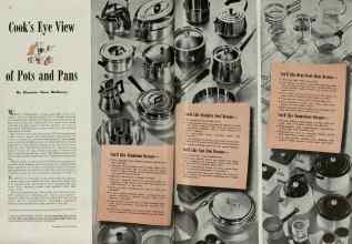 Better Homes & Gardens February 1939 Magazine Article: Cook's Eye View of Pots and Pans