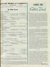 Better Homes & Gardens March 1939 Magazine Article: ACROSS THE Editor's Desk