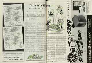 Better Homes & Gardens March 1939 Magazine Article: The Eatin' o' the Green