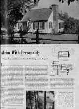 Better Homes & Gardens April 1939 Magazine Article: Abrim With Personality