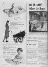 Better Homes & Gardens April 1939 Magazine Article: The QUESTION Before the House