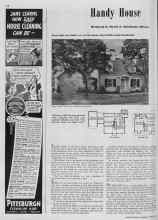 Better Homes & Gardens April 1939 Magazine Article: Handy House