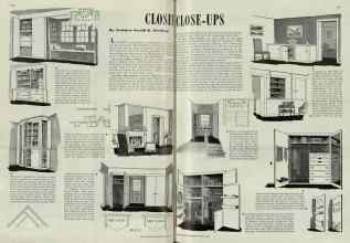 Better Homes & Gardens April 1939 Magazine Article: CLOSET CLOSE-UPS
