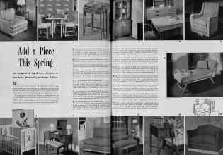 Better Homes & Gardens April 1939 Magazine Article: Add a Piece This Spring