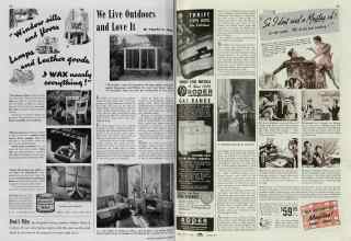 Better Homes & Gardens April 1939 Magazine Article: We Live Outdoors and Love It