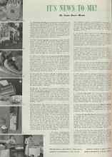 Better Homes & Gardens May 1939 Magazine Article: IT'S NEWS TO ME!
