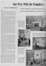 Better Homes & Gardens May 1939 Magazine Article: Out West With the Pumphreys