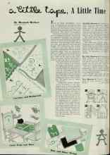 Better Homes & Gardens May 1939 Magazine Article: a little tape, A Little Time