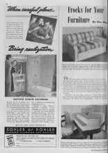 Better Homes & Gardens May 1939 Magazine Article: Frocks for Your Furniture