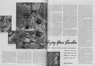 Better Homes & Gardens May 1939 Magazine Article: Relax Enjoy Your Garden