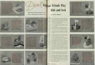 Better Homes & Gardens May 1939 Magazine Article: Don't Make Your Friends Play Hide and Seek
