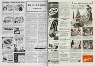 Better Homes & Gardens May 1939 Magazine Article: How Long Is a Bathtub?