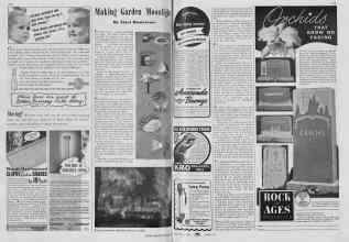 Better Homes & Gardens May 1939 Magazine Article: Making Garden Moonlight
