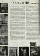 Better Homes & Gardens June 1939 Magazine Article: IT'S NEWS TO ME!