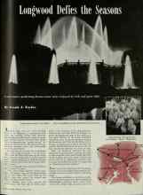 Better Homes & Gardens June 1939 Magazine Article: Longwood Defies the Seasons