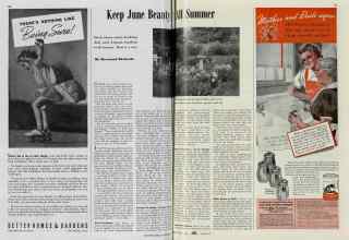 Better Homes & Gardens June 1939 Magazine Article: Keep June Beauty All Summer